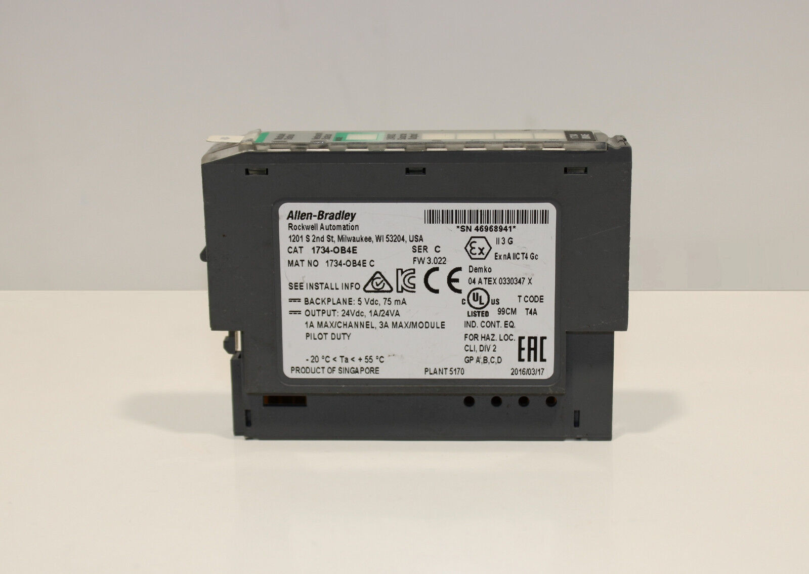 (1734-OB4E数字输出模块)美国Allen Bradley 罗克韦尔的模块 全新进口原装现货供应