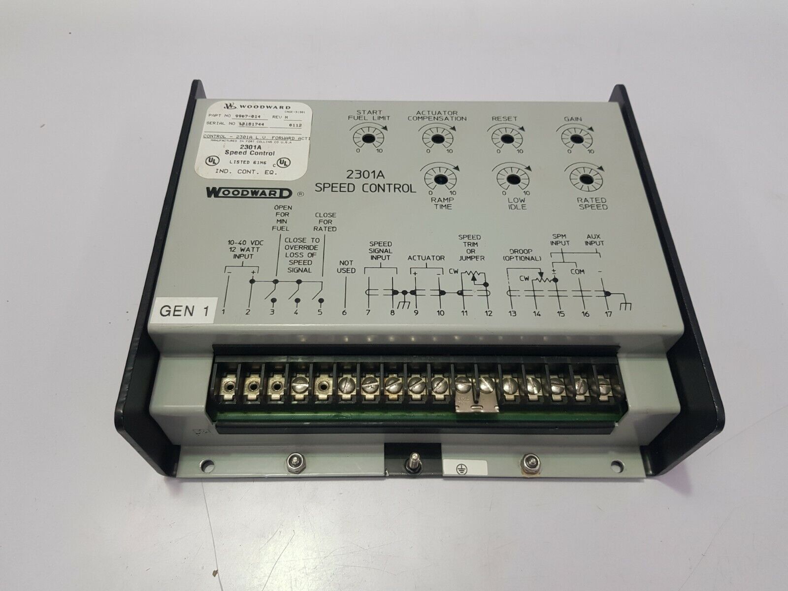 (9907-014 速度控制器模块)进口Woodward 伍德沃德的模块 全新正品原装现货供应 发货快