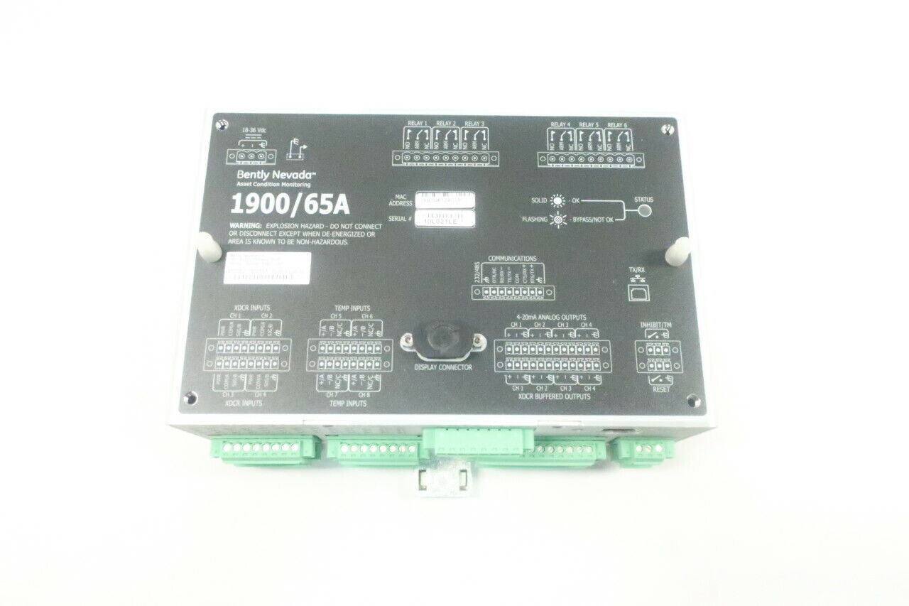 (1900/65A 172323-01 资产状况监控模块)全新正品Bently Nevada 本特利的模块 进口原装现货