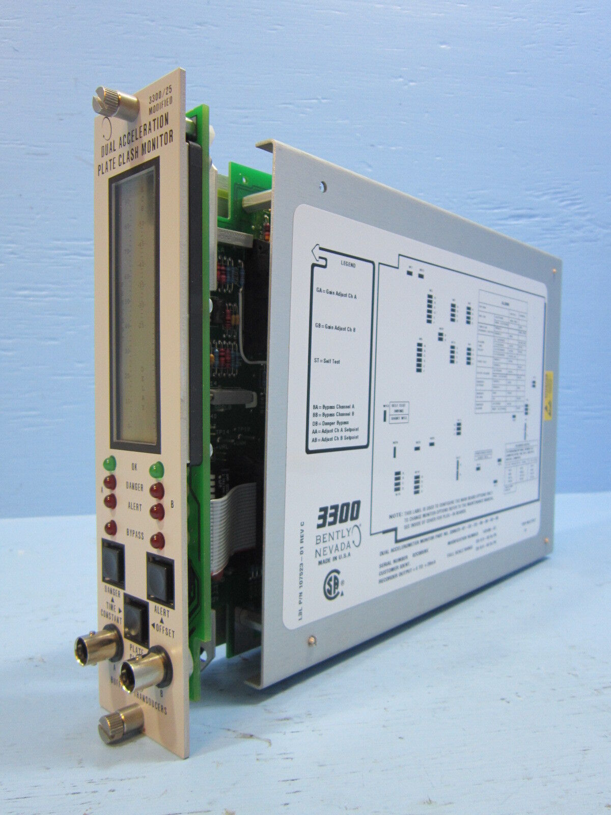 (3300/55-03-04-14-14-00-00-04-00 双速度显示器模块)全新正品Bently Nevada 本特利的模块 进口原装现货