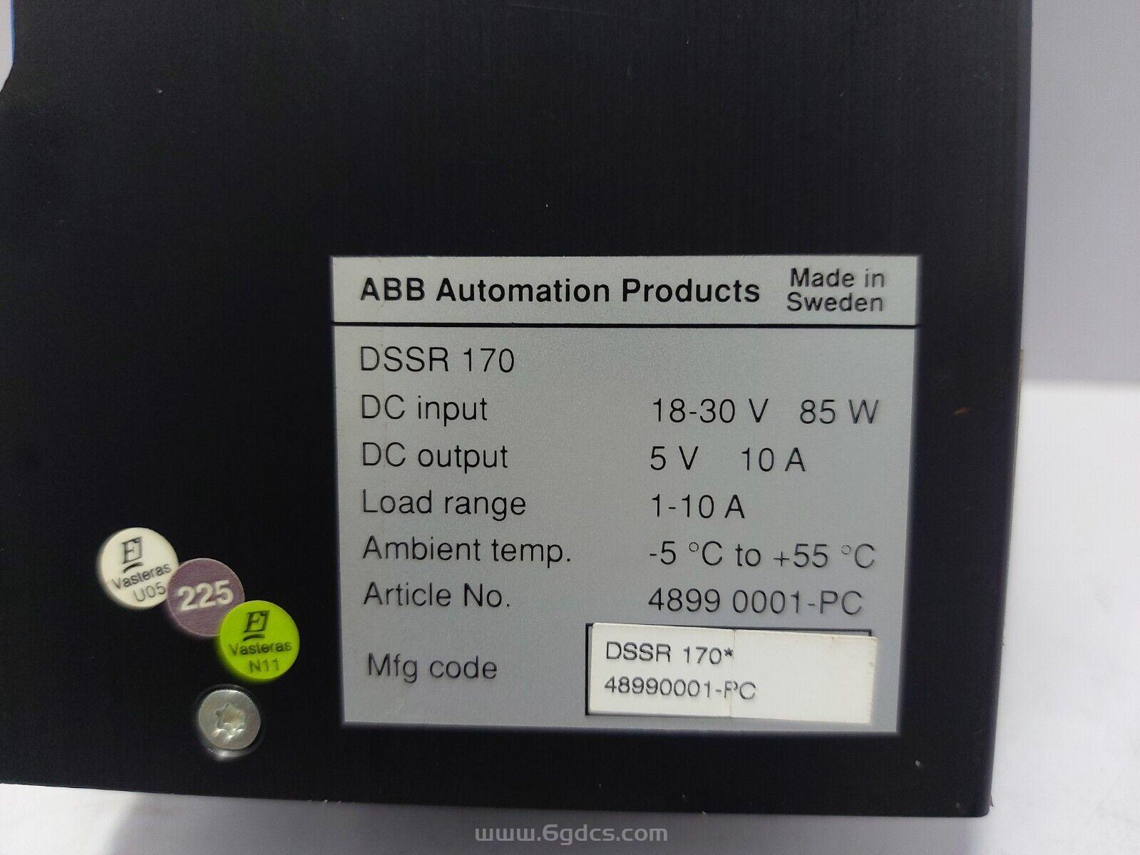 (DSSR170 48990001-PC)模块ABB品牌现货全新原装进口大量库存