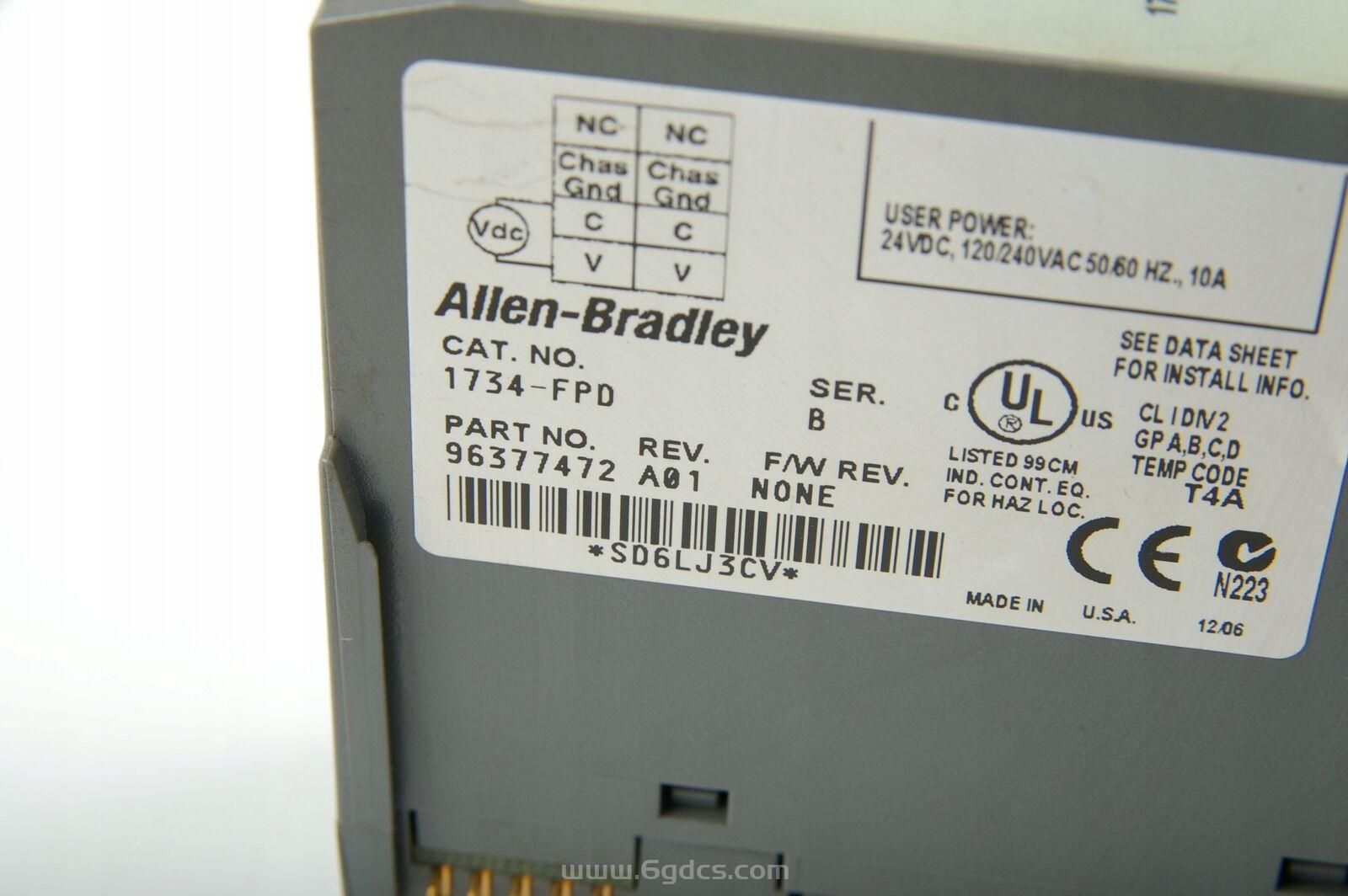 (1734-FPD I/O 模块)现货AB / Allen Bradley 罗克韦尔 全新进口原装正品模块供应