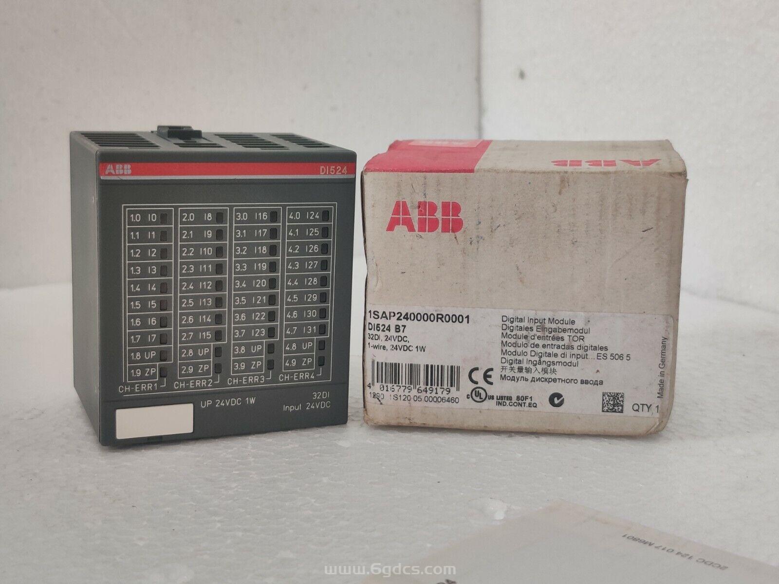 ABB DI524开关量输入模块全新现货在售