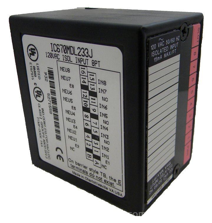 ​GE通用电气 - FANUC IC670MDL233 120VAC (8) 隔离输入模块发那科全新原装进口正品直采价格优势质保一年