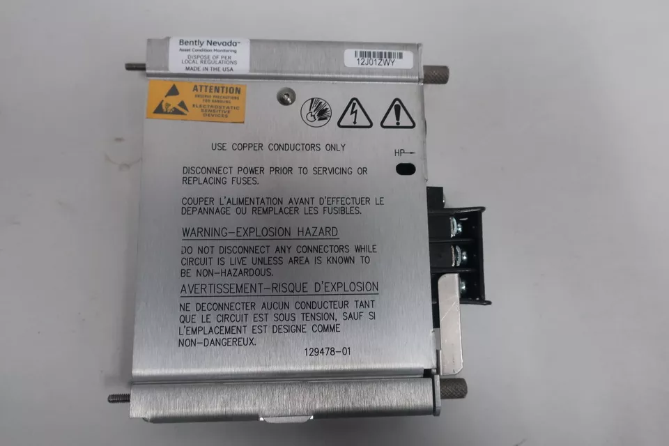129478-01 Bently Nevada 高压直流输入模块  全新现货 原厂直采 优势议价