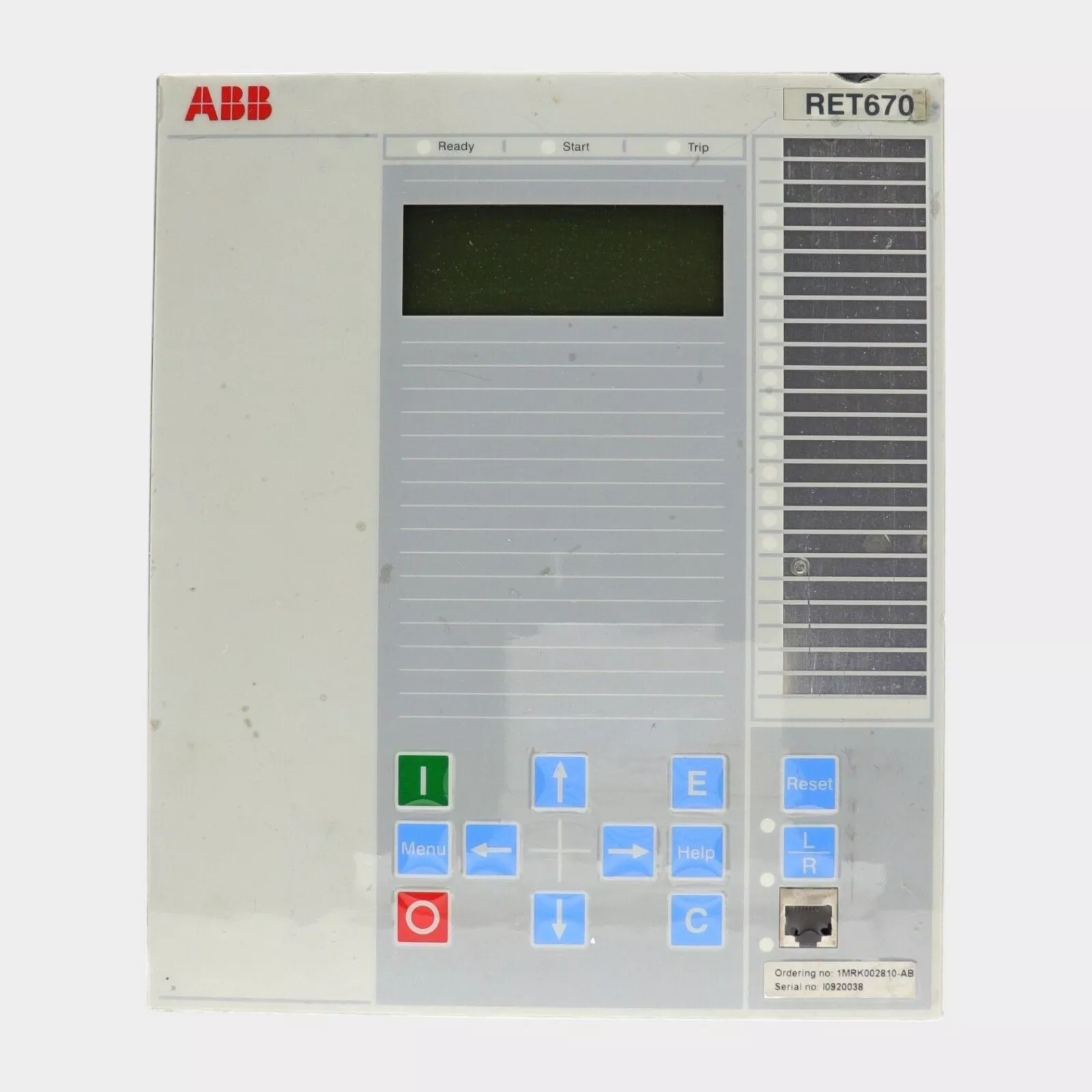 RET670 ABB 前面板 进口原装 全新现货 未拆封 质保一年 顺丰包邮