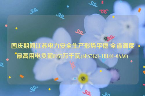 国庆期间江苏电力安全生产形势平稳 全省调度最高用电负荷8957万千瓦(6ES7421-1BL01-0AA0)