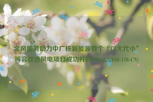 金风服务助力中广核新能源首个“以大代小”等容改造风电项目成功并网(PR6423/010-110-CN)