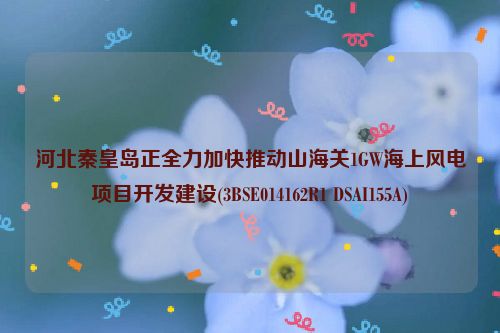 河北秦皇岛正全力加快推动山海关1GW海上风电项目开发建设(3BSE014162R1 DSAI155A)